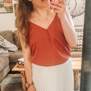 Target button up cami